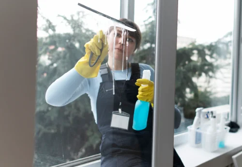 Nettoyage de vitres intérieures et extérieures à Poligny